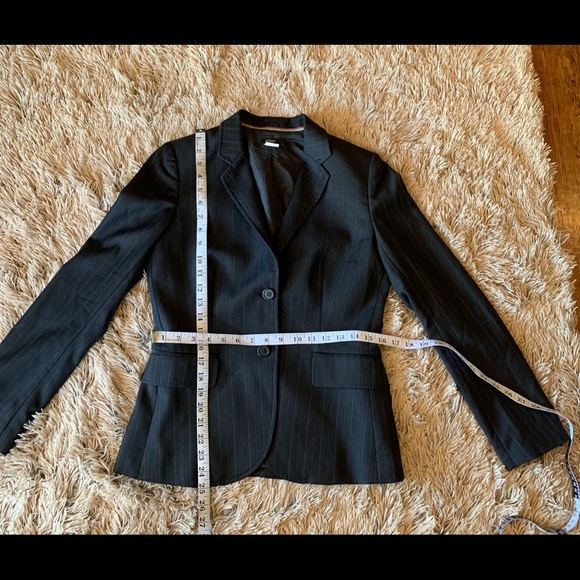 J Crew Pinstripe Blazer Size 6 - Picture 6 of 6